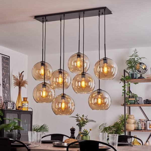 Deckenleuchte Cesaro Orange - Metall - 50 x 147 x 90 cm