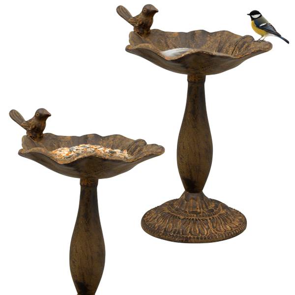 Vogeltränke 239961 Braun - Metall - 19 x 23 x 15 cm