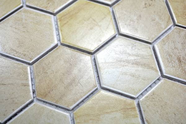 Mosaikfliesen 11G-1202 Beige - Keramik - 29 x 33 x 33 cm