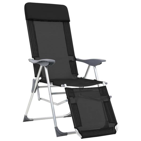Gartenstuhl 2er Set D6225 Schwarz