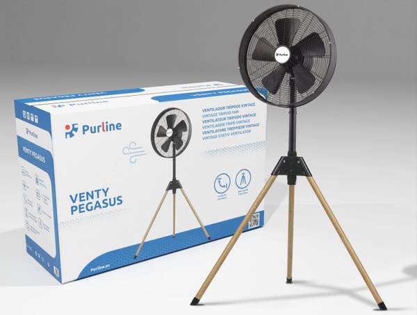 Ventilator VENTY PEGASUS Schwarz - Kunststoff - 83 x 135 x 70 cm