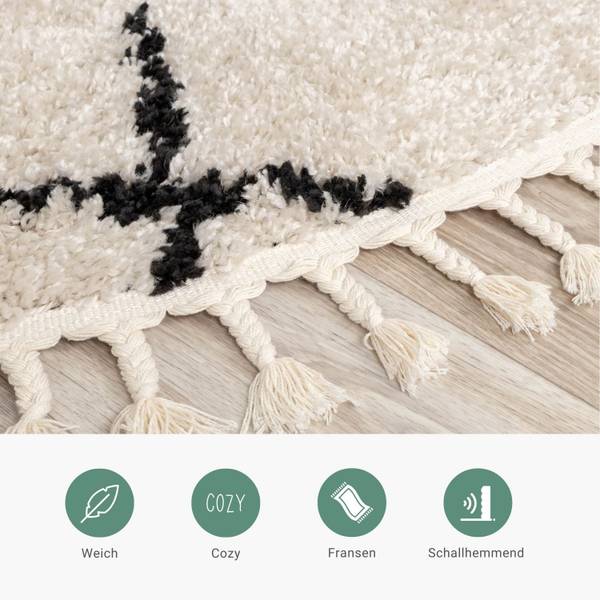 Teppich  Rund Grand Lines Weave 200 x 200 cm