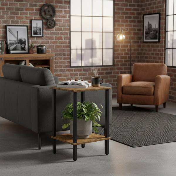 Beistelltisch Industrial 2 Ebenen kaufen