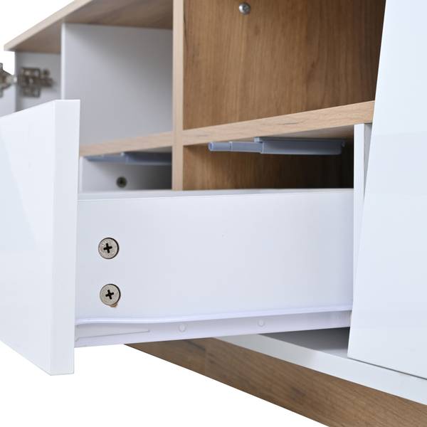 TV-meubel Astraios Ⅰ hout - wit