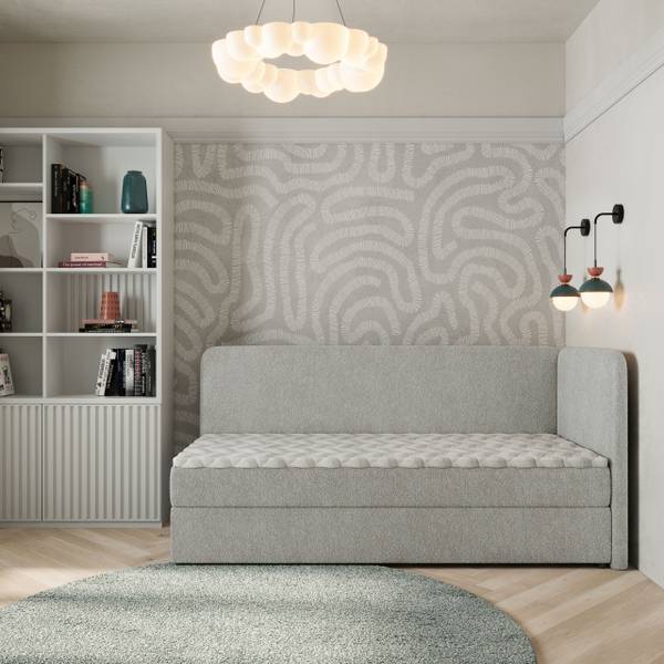 Boxspringbett GINA Hellgrau