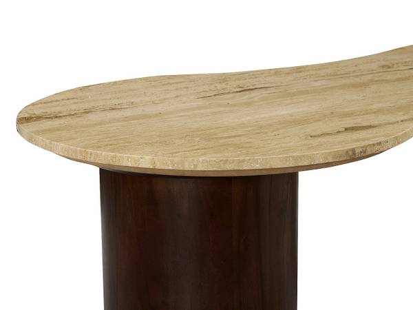 Couchtisch SURILA Beige - Stein - 61 x 43 x 121 cm