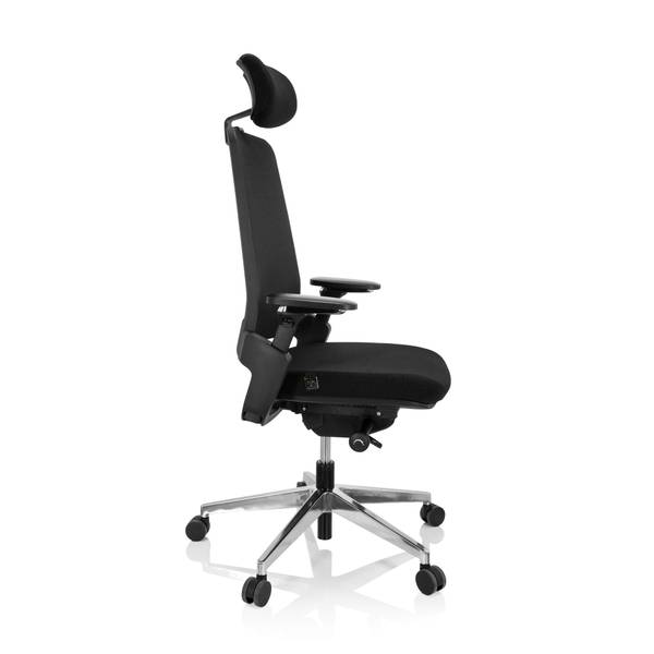 Bürostuhl BRACIO Schwarz - Polyester - 62 x 138 x 58 cm