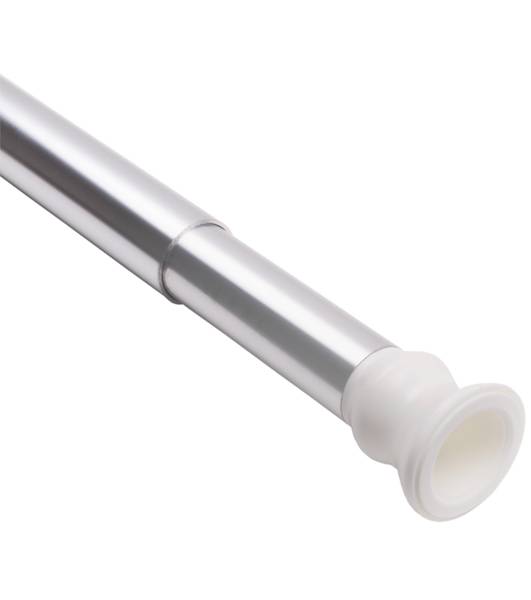 Duschvorhangstange Chrome 90-170cm Metall - 90 x 170 x 170 cm