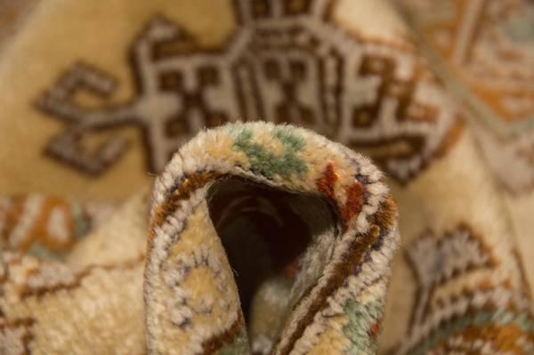 Orientteppich Oriental Beige - Wolle - 126 x 1 x 184 cm