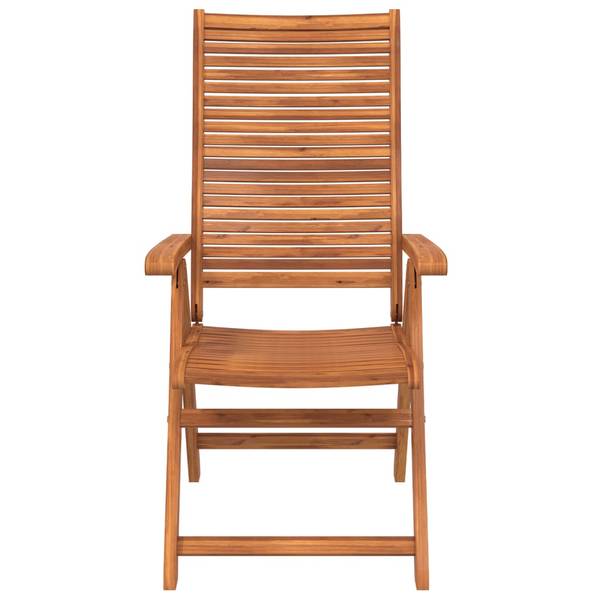 Chaise de jardin 3033677 (lot de 8) Marron - Acacia - 56 x 107 x 72 cm