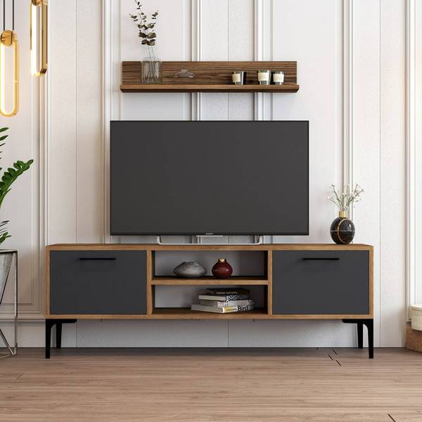 Fernsehschrank Tureis Braun - Holzwerkstoff - 140 x 48 x 30 cm