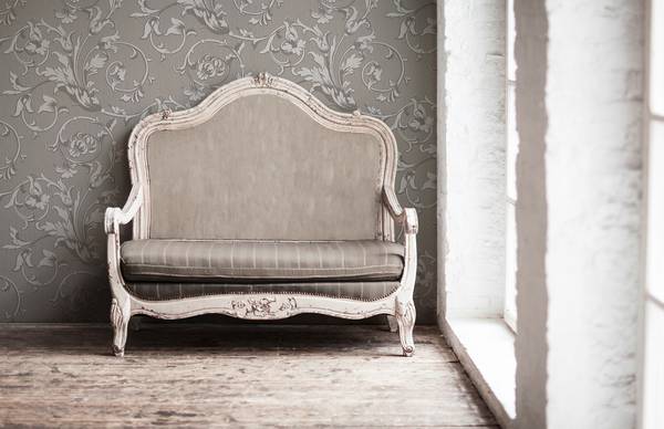 Vliestapete 4102 floral Struktur Design Beige - Grau