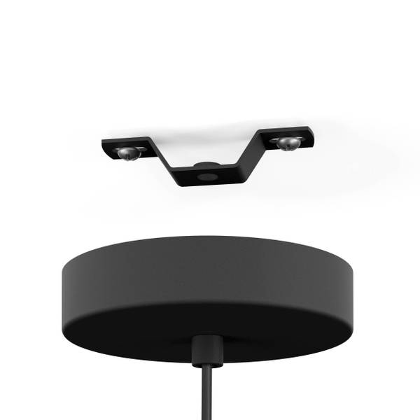 Luminaires suspendus ROUNDHAM Acier - 1 ampoule - 22 x 22 cm