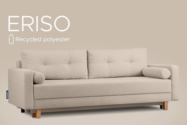 Bank ERISO (3 zitsbank) crèmewit