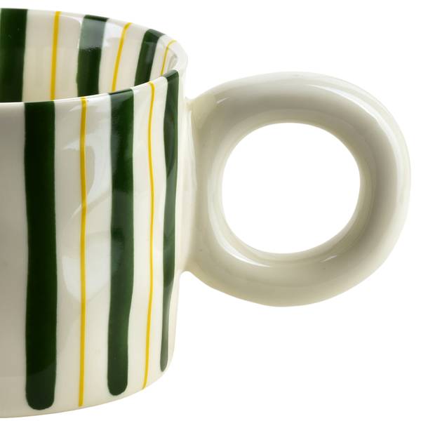 Becher RODI Schwarz - Keramik - 16 x 8 x 10 cm