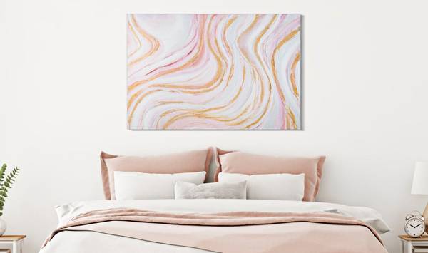Tableau sur toile Punkly Bois massif - 3 x 90 x 60 cm
