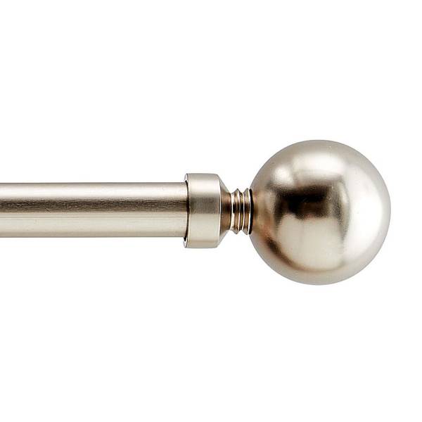 Vorhangstange Grau - Metall - 1 x 240 x 1 cm