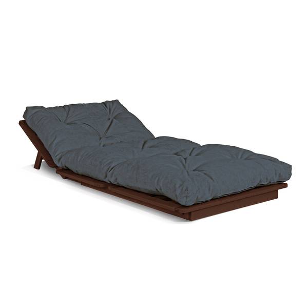 Futon Stuhl LAYTI-90, Buchenholz Graphit