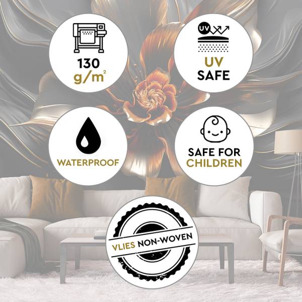 Papier peint, Fleur de lotus 300 x 210 cm