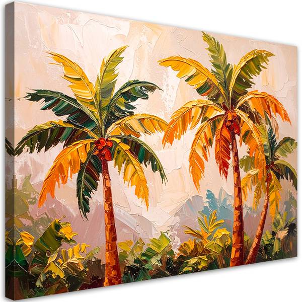 Canvas schilderij Jungle 90 x 60 cm