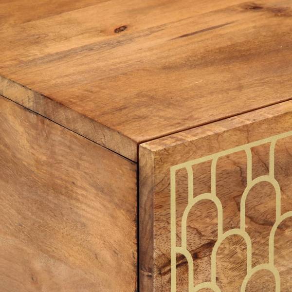 Couchtisch XT9039 Braun - Holzwerkstoff - 50 x 40 x 80 cm