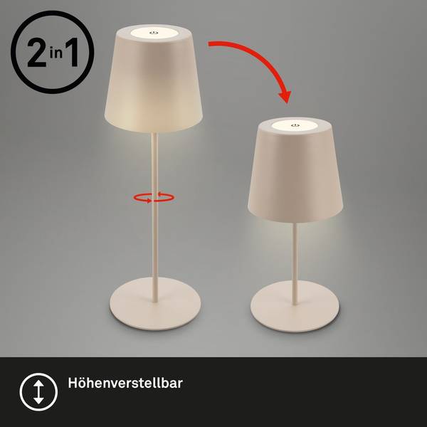 Tischleuchte KIKI 2 Stk. Beige