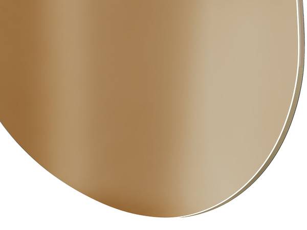 Wandspiegel GUILINO Holz teilmassiv - 50 x 68 x 1 cm