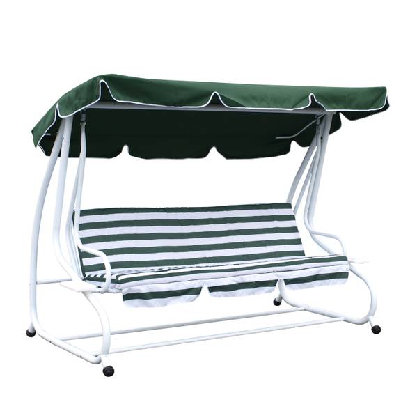 Dachplane für Hollywoodschaukel MIAMI Grün - Polyester - 228 x 1 x 120 cm