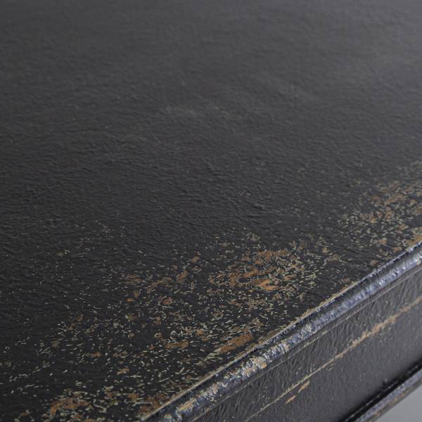Sideboard AMSTERDAM Schwarz - Massivholz - 200 x 80 x 50 cm