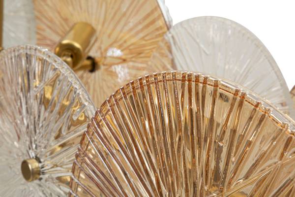 Kroonluchter Osaka goud - metaal - 100 x 28 x 23 cm