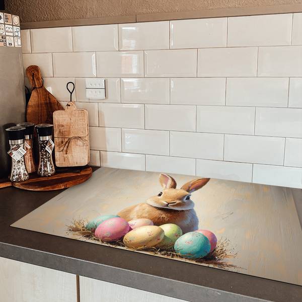 HERDABDECKPLATTE Hase 82 x 53 cm