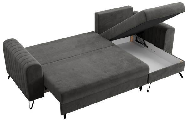 Ecksofa AXEL L Grau