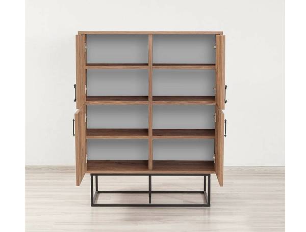 Kommode Alwaid Braun - Holzwerkstoff - 93 x 115 x 36 cm
