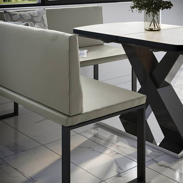 Esszimmer-Eckbank Ravon 58498 Kaschmir - 150 x 150 cm