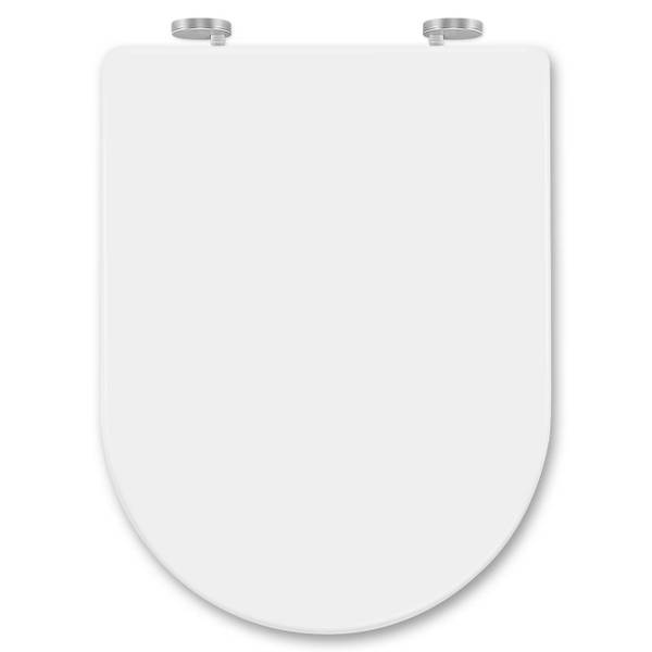 Wc Sitz Luke Weiß - Kunststoff - 37 x 5 x 47 cm