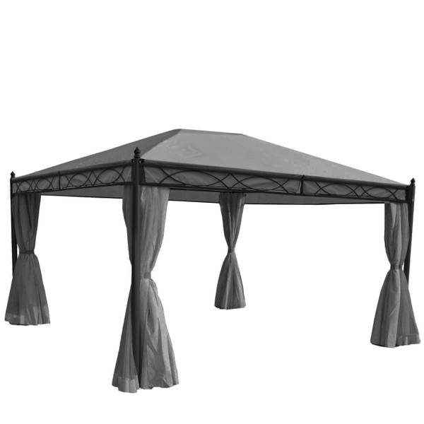 Pergola Calpe I Grau - 394 x 273 x 294 cm