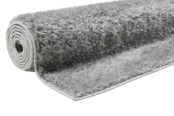 Hochflorteppich Swagger Shag Hellgrau - 200 x 290 cm