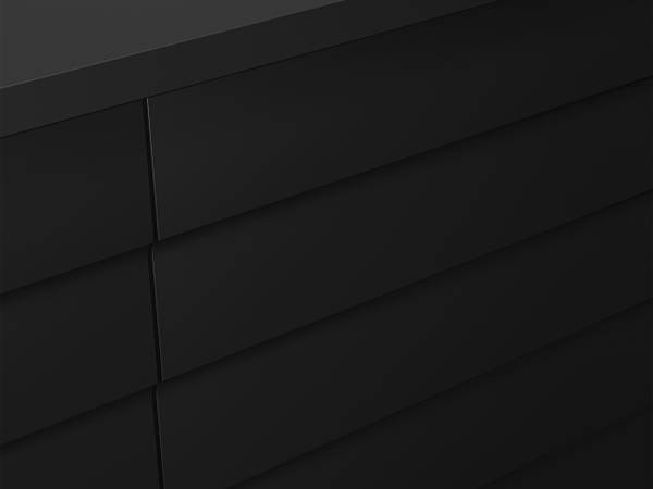 TV-Lowboard Cortina 180 Schwarz