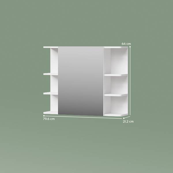 Badspiegelschrank Fucino 52476 Weiß