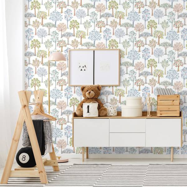 Tapete 641112 Blau