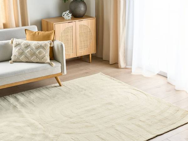 Kurzflor MASTUNG Beige - Echtfell - 200 x 1 x 300 cm