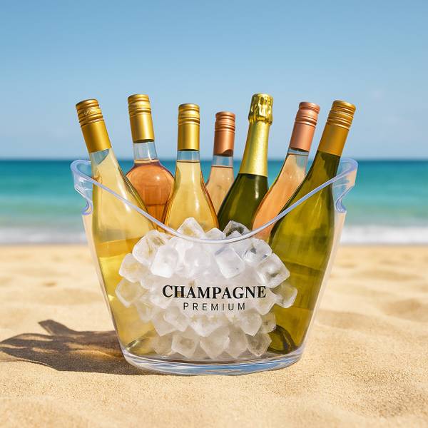 IJsemmer 8 liter met handgrepen kunststof - 35 x 26 x 25 cm