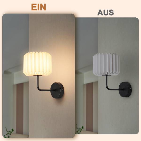 Wandlampe jghty Weiß - Eisen - 22 x 25 x 22 cm