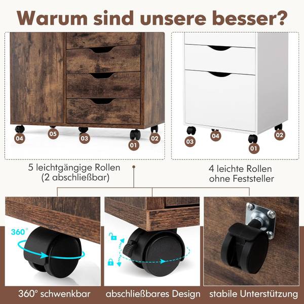Aktenschrank VH33536 Braun
