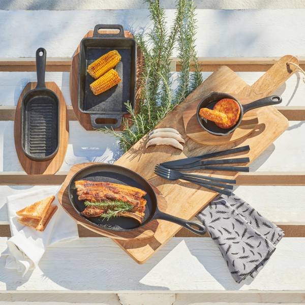 Servierkessel GOURMET Schwarz - Metall - 14 x 8 x 14 cm