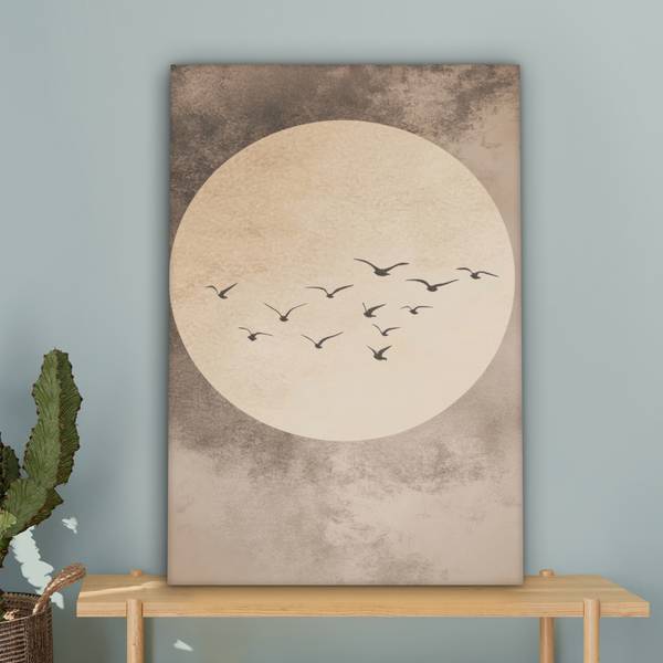 TABLEAU SUR TOILE Oiseau 60 x 90 cm