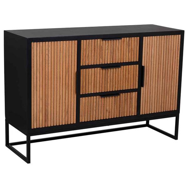 Sideboard Saori Braun - Holzwerkstoff - 120 x 81 x 40 cm