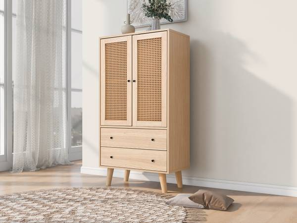Highboard O3139 Braun - Holzwerkstoff - 60 x 120 x 40 cm