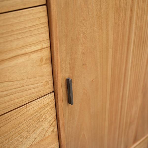 Schrank PIA Beige - Massivholz - 120 x 160 x 50 cm