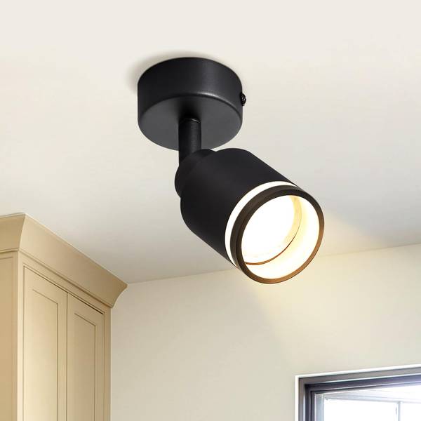 Deckenlampe Xylo Schwarz - 6 x 16 x 6 cm - Flammenanzahl: 1